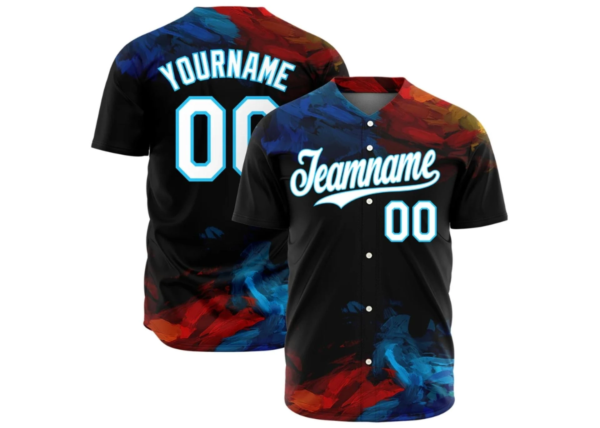 Graffiti Pattern Baseball Jersey: Where Street Art Meets Sports Fashion