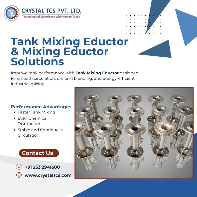 Mixing Eductor | Tank Mixing Eductor for Efficient Mixing
